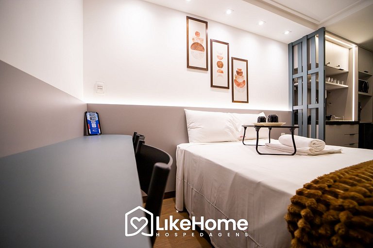 Flat perfeito p/ 3 em Tambaú c/ pisicna - LikeHome