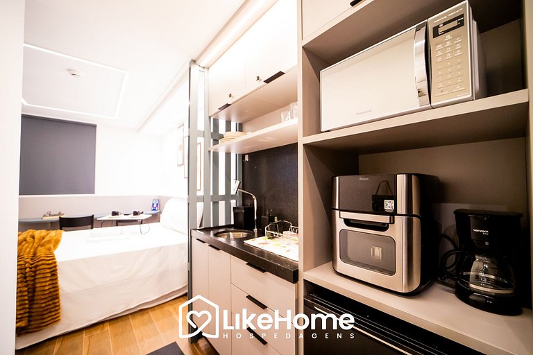 Flat perfeito p/ 3 em Tambaú c/ pisicna - LikeHome