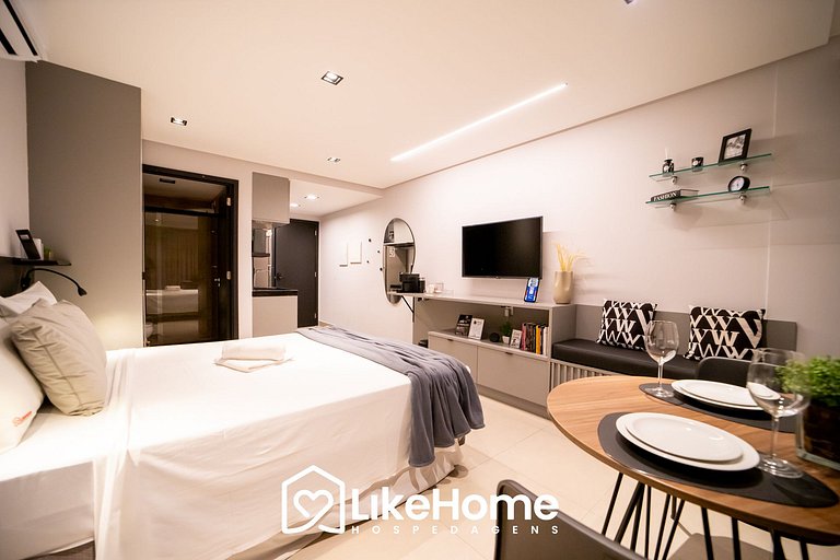 Flat completo na praia de Tambaú - LikeHome