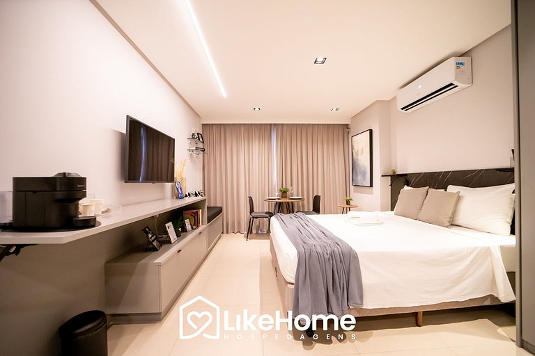 Flat completo na praia de Tambaú - LikeHome