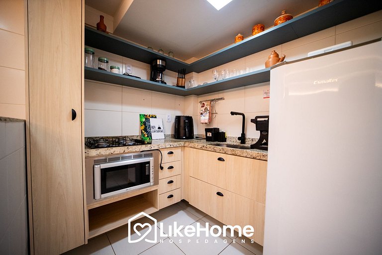 Flat Intermares c/ varanda - LikeHome Hospedagens