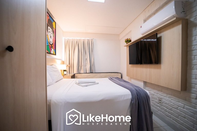 Flat Intermares c/ varanda na praia - LikeHome