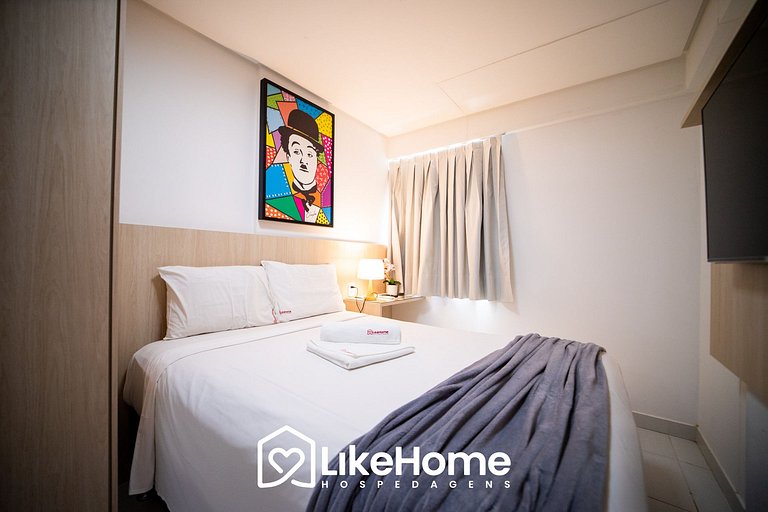 Flat Intermares c/ varanda na praia - LikeHome