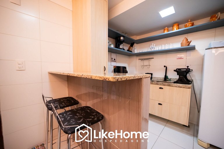 Flat Intermares c/ varanda - LikeHome Hospedagens