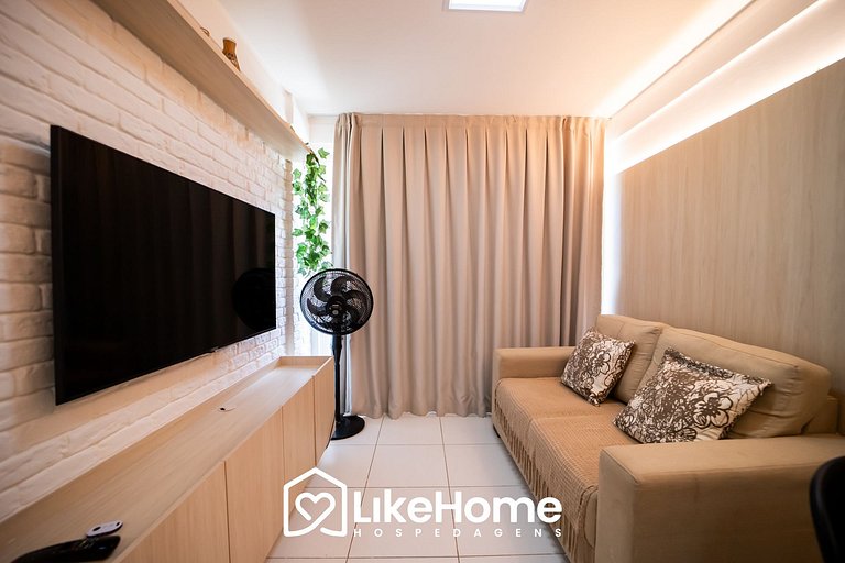 Flat Intermares c/ varanda - LikeHome Hospedagens