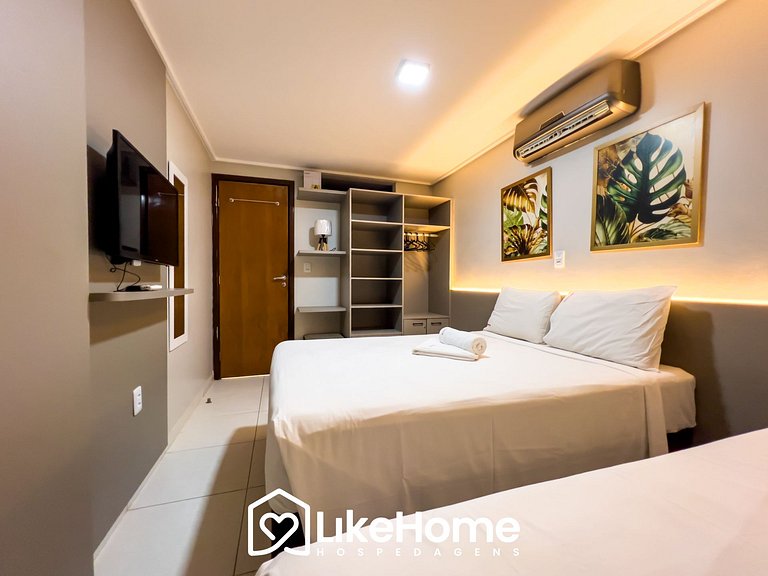 Amável Flat em Manaíra - Prédio Beira Mar