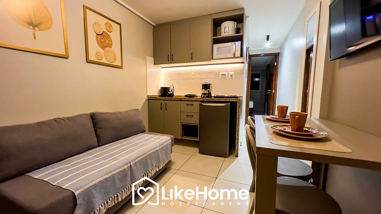 Amável Flat em Manaíra - Prédio Beira Mar