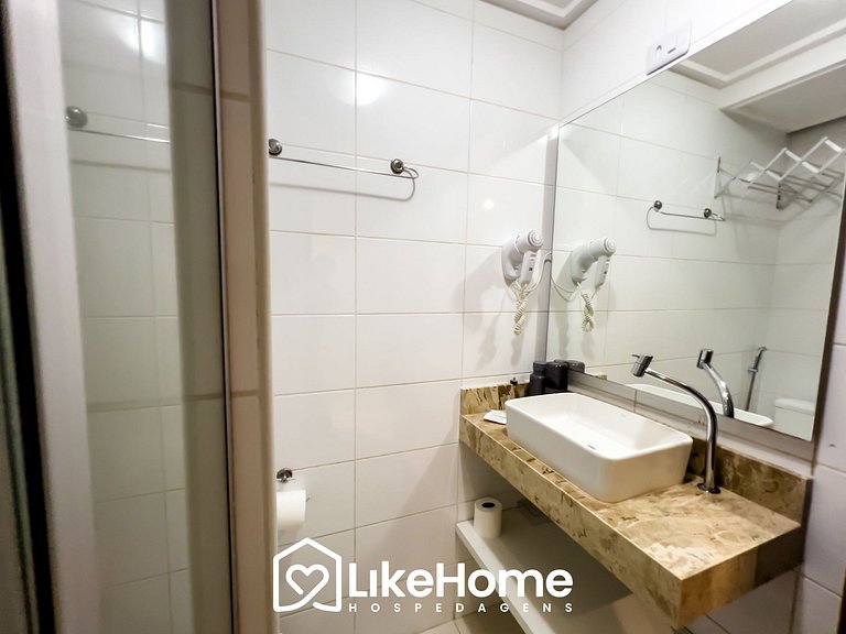 Amável Flat em Manaíra - Prédio Beira Mar