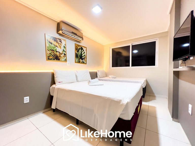 Amável Flat em Manaíra - Prédio Beira Mar