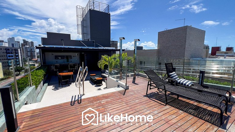 Hospedagem em Flat moderno Ozean Bessa - LikeHome