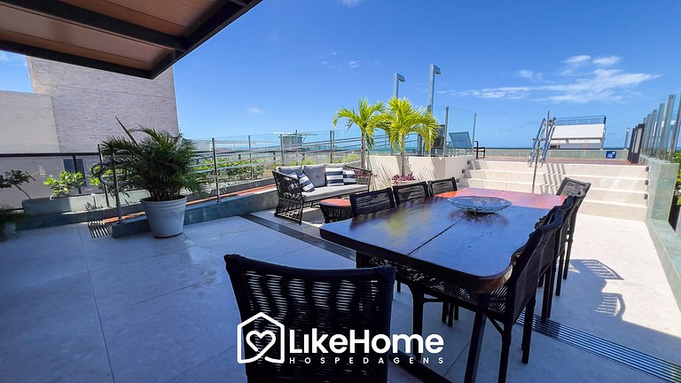 Moderno Flat, Ozean, Bessa - LikeHome Hospedagens