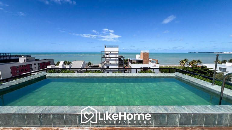 Flat no Bessa c/ varanda vista mar - LikeHome