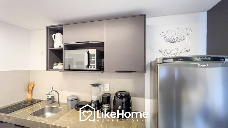 Flat no Bessa c/ varanda vista mar - LikeHome