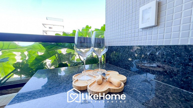 Flat no Bessa c/ varanda vista mar - LikeHome