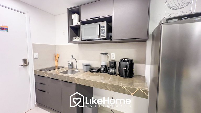Flat no Bessa c/ varanda vista mar - LikeHome