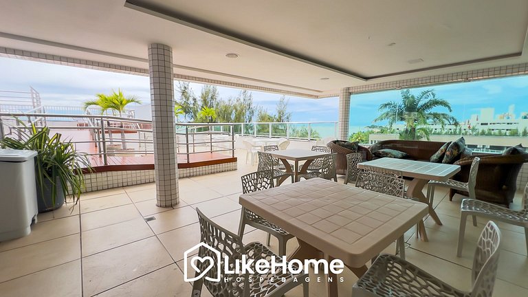 Apt.a beira-mar e na Orla de Manaíra - LikeHome