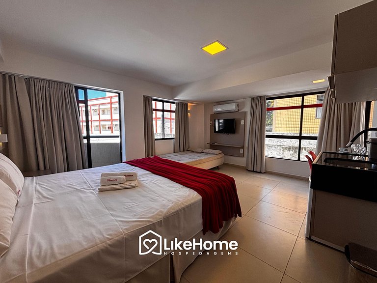 Flat Lindo Perto da Praia - LikeHome Hospedagens