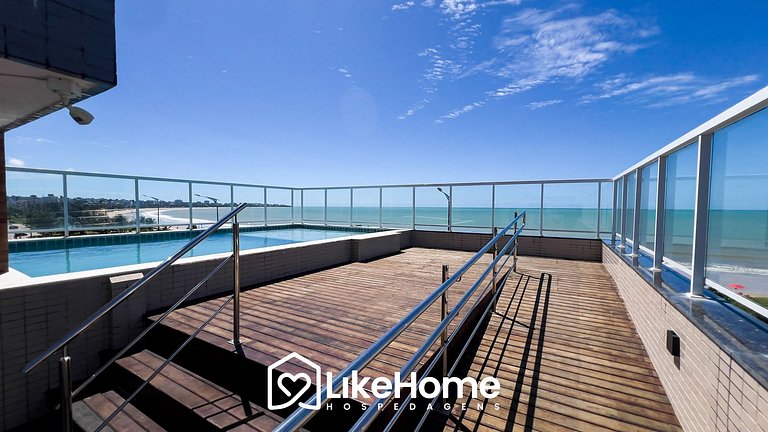 Belo Flat beira-mar no Bessa c/ piscina - LikeHome