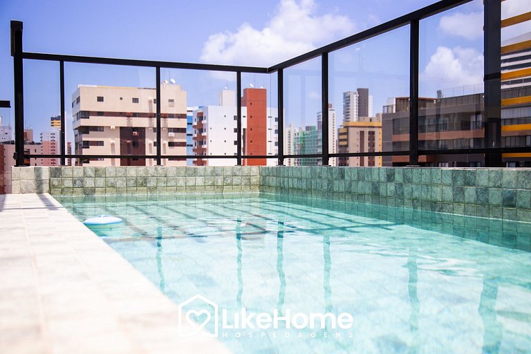 Prédio em Manaíra com Varanda & Piscina