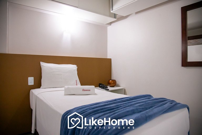 Flat p/ 3 na orla de João Pessoa praia - LikeHome