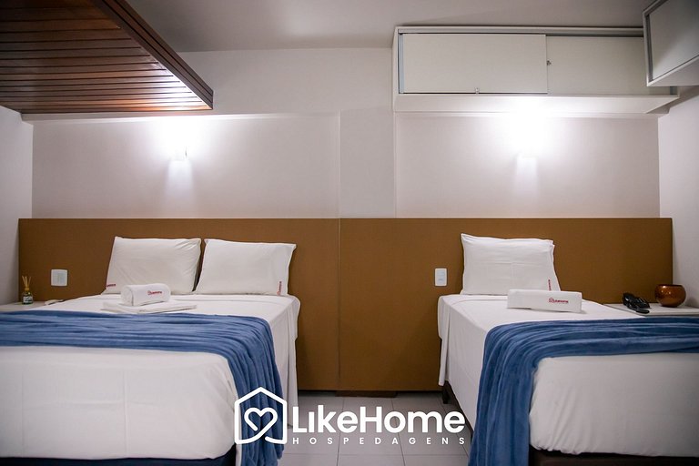 Flat p/ 3 na orla de João Pessoa praia - LikeHome