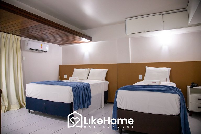 Flat p/ 3 na orla de João Pessoa praia - LikeHome