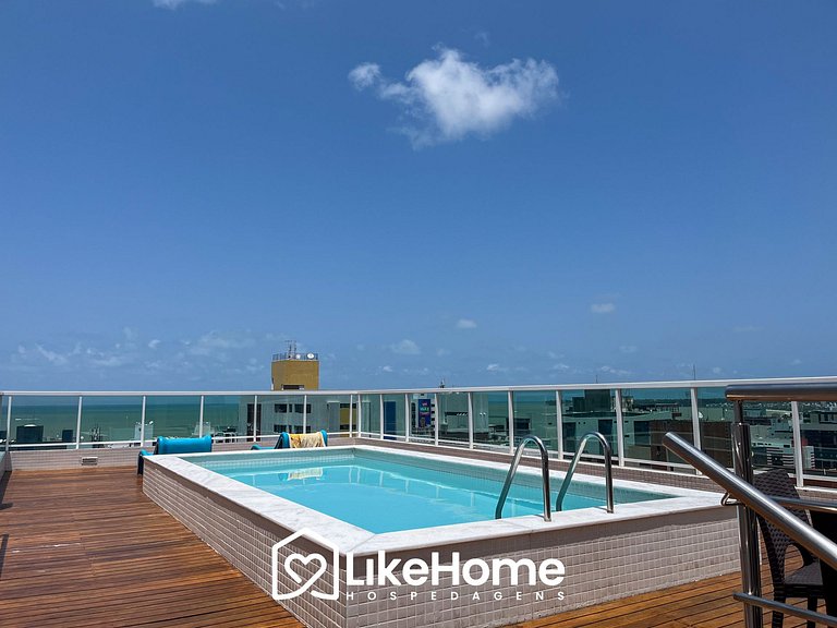 Apt. p/ 5 pessoas em Tambaú - LikeHome Hospedagens