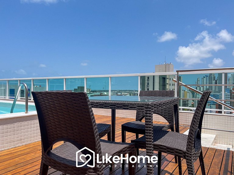 Apt. p/ 5 pessoas em Tambaú - LikeHome Hospedagens