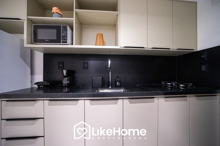 Incrível Flat Tambaú perto do letreiro- LikeHome