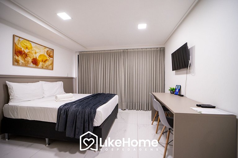 Incrível Flat Tambaú perto do letreiro- LikeHome