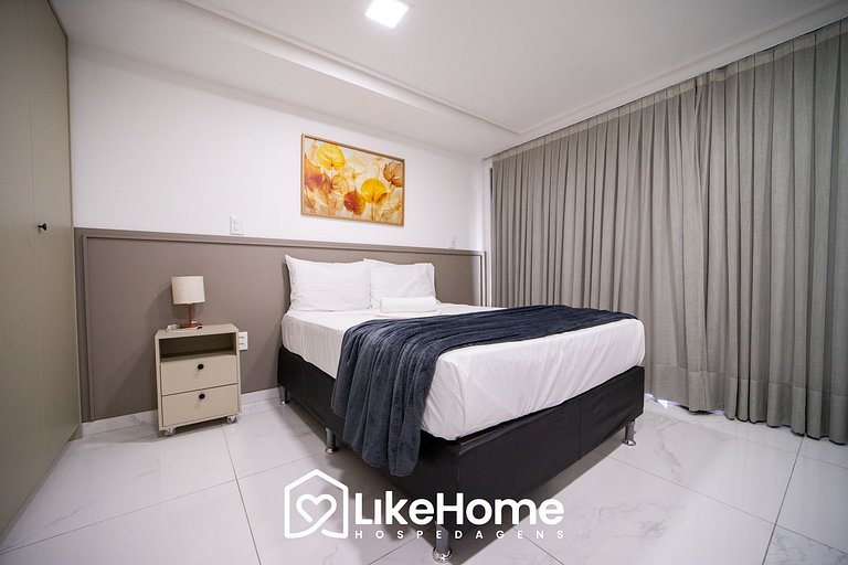 Incrível Flat Tambaú perto do letreiro- LikeHome