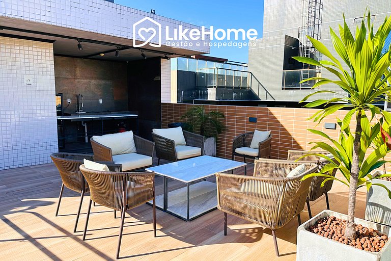 Lindo Flat Vivendas do Mar - LikeHome Hospedagens