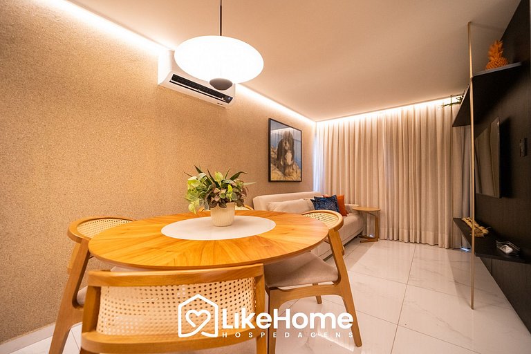 Apt. de luxo c/ varanda vista tambaú - LikeHome