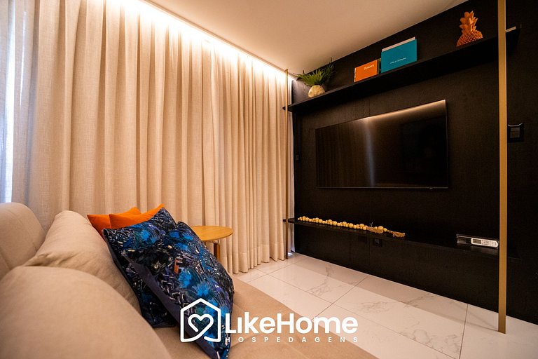 Apt. de luxo c/ varanda vista tambaú - LikeHome