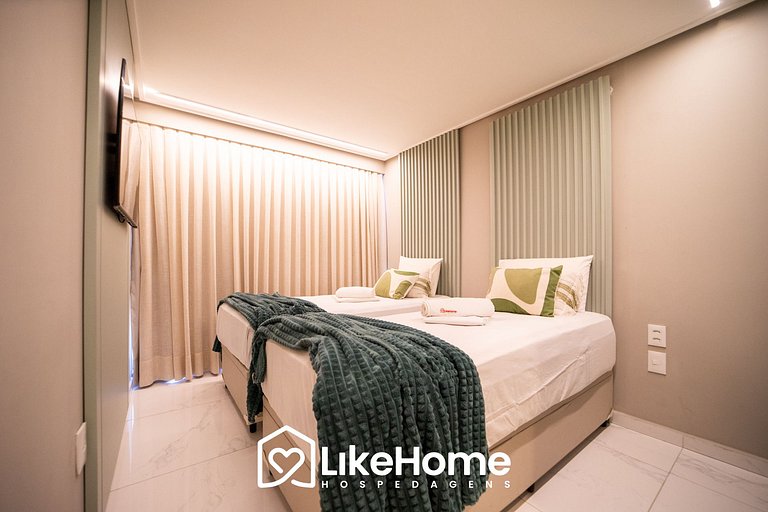 Apt. de luxo c/ varanda vista tambaú - LikeHome