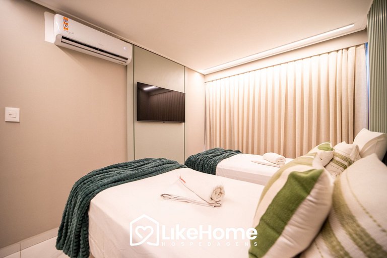 Apt. de luxo c/ varanda vista tambaú - LikeHome