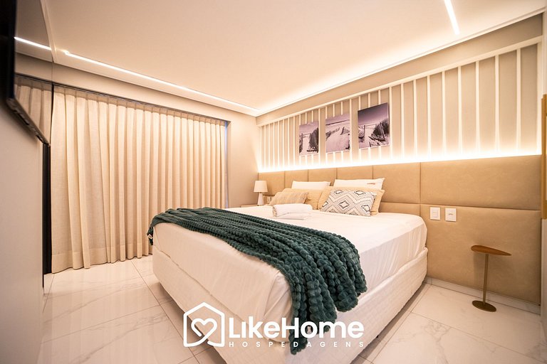 Apt. de luxo c/ varanda vista tambaú - LikeHome
