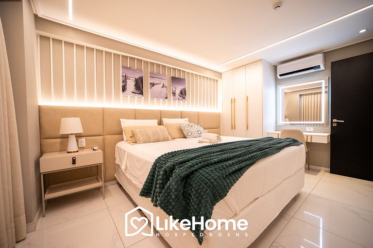 Apt. de luxo c/ varanda vista tambaú - LikeHome