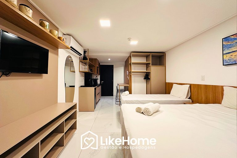 Acolhedor Flat em Tambaú- LikeHome Hospedagens