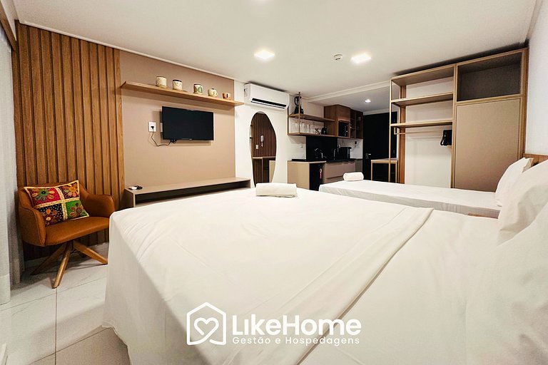 Acolhedor Flat em Tambaú- LikeHome Hospedagens