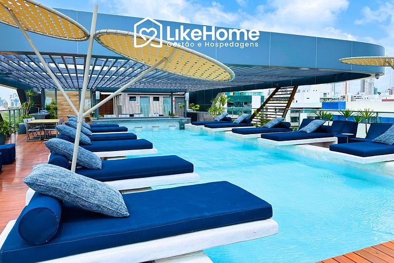 Flat beira mar c/ vista no Bessa - LikeHome
