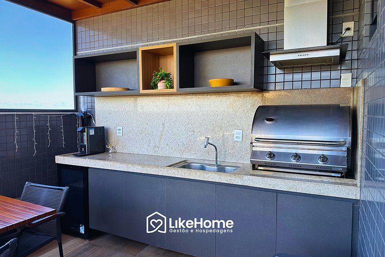 Flat c/ varanda Vista Mar p/ 4 pessoas - LikeHome