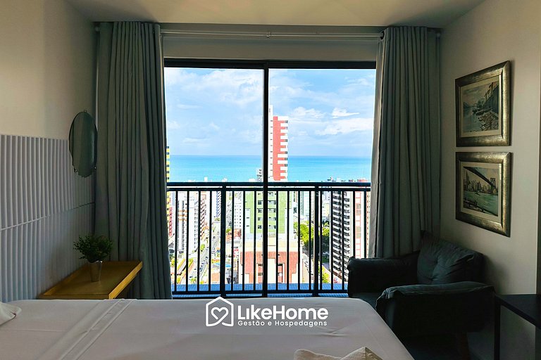 Flat vista cidade no coração de Manaíra - LikeHome