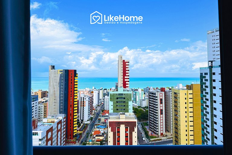 Flat vista cidade no coração de Manaíra - LikeHome