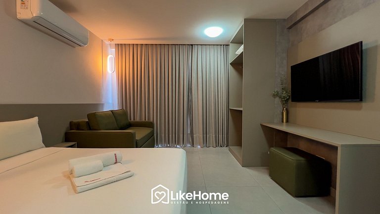 Flat Sofisticado, Simple - LikeHome Hospedagens