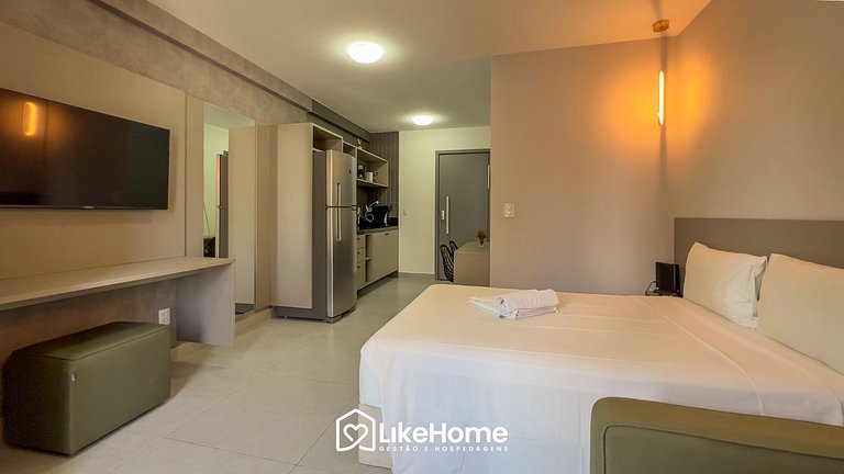 Flat Sofisticado, Simple - LikeHome Hospedagens