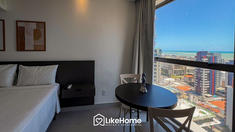 Flat em Manaíra com janelão vista mar  - LikeHome