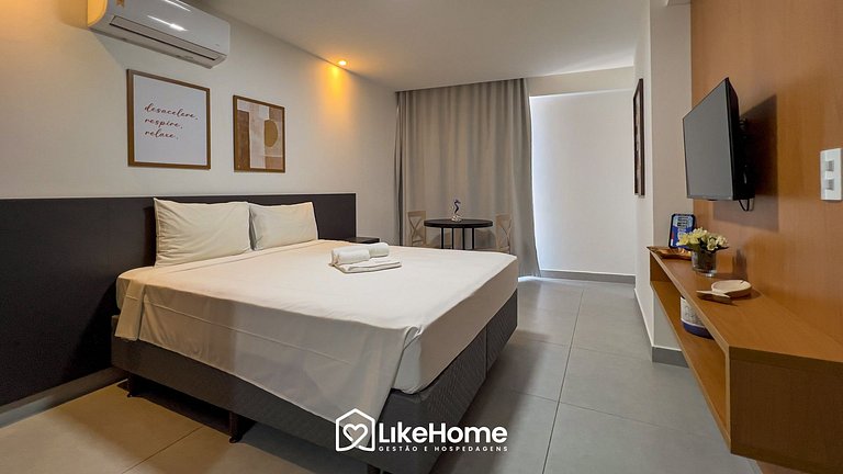 Flat em Manaíra com janelão vista mar  - LikeHome