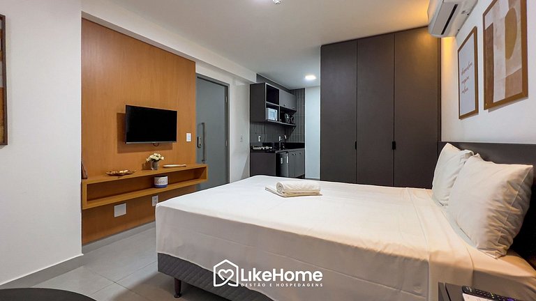 Flat em Manaíra com janelão vista mar  - LikeHome