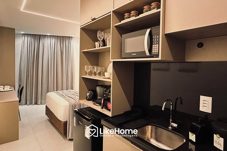 Flat aconchegante com piscina no Manaíra -LikeHome